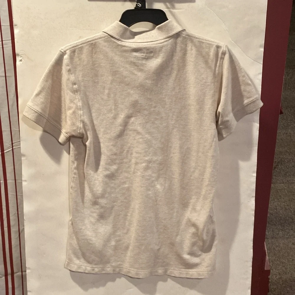 Old Navy Kids Cream Polo Shirt; Size Large